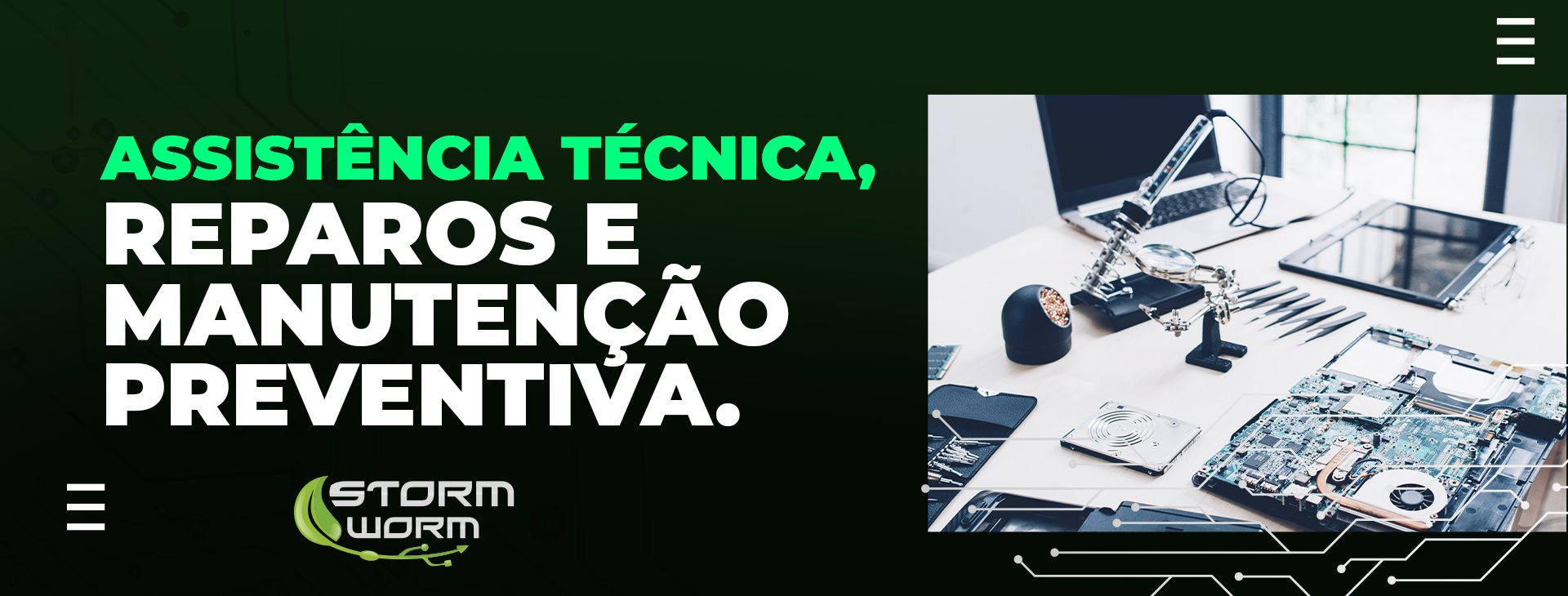 Assistencia tecnica, reparos e manutencao preventiva para computadores e notebooks